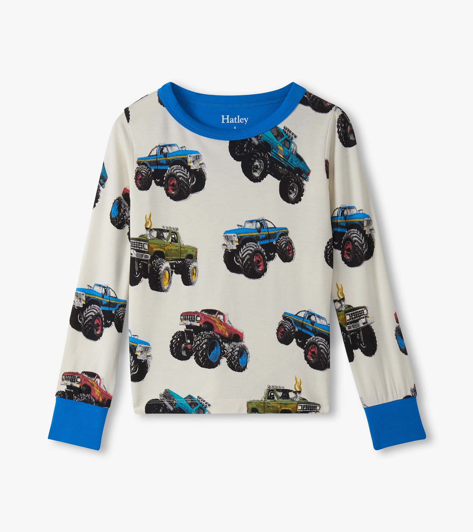 Mega Monster Truck Bamboo Pajama Set