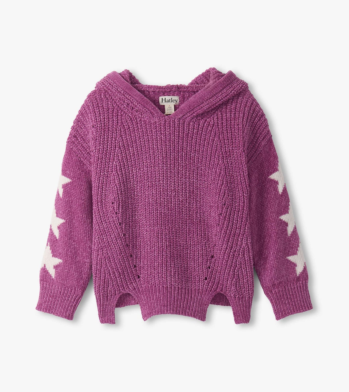 Radiant Orchid Chenille Pullover Sweater