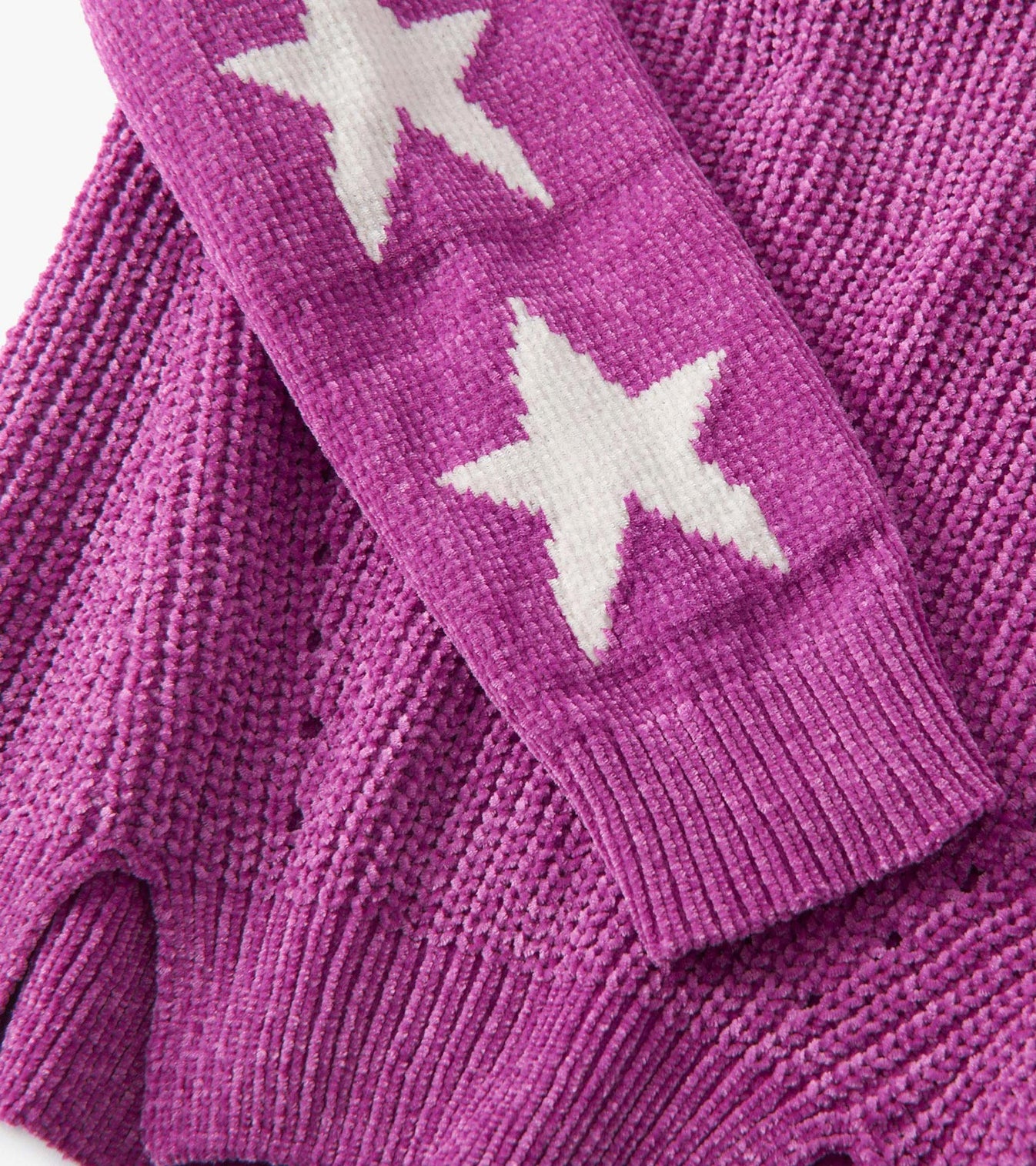 Radiant Orchid Chenille Pullover Sweater