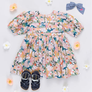 Evelyn Dress | Watercolor Floral