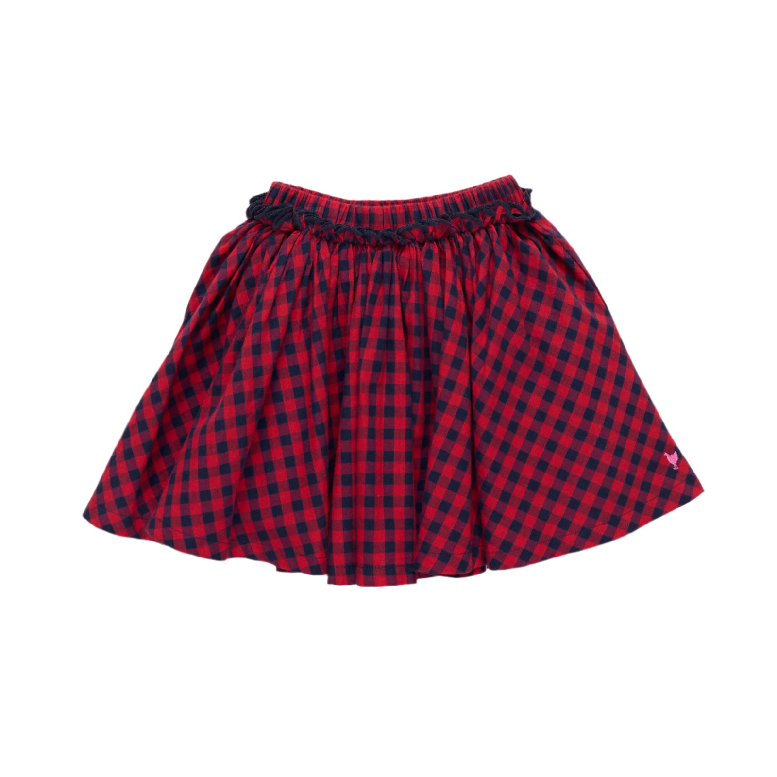 Gianna Skirt | Red Blue Check