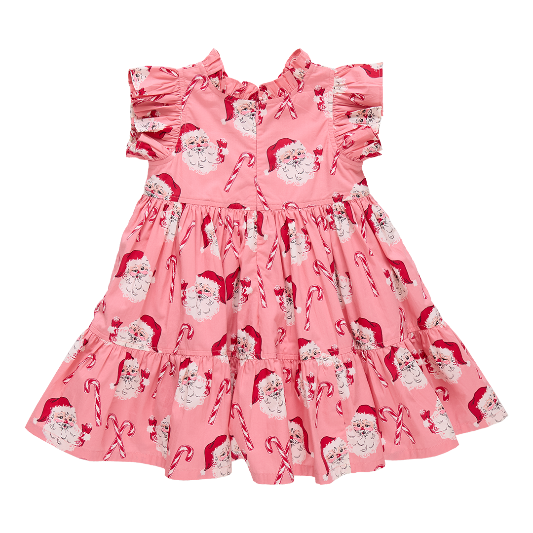 Jennifer Dress | Pink Candy Cane Santa