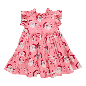 Jennifer Dress | Pink Candy Cane Santa