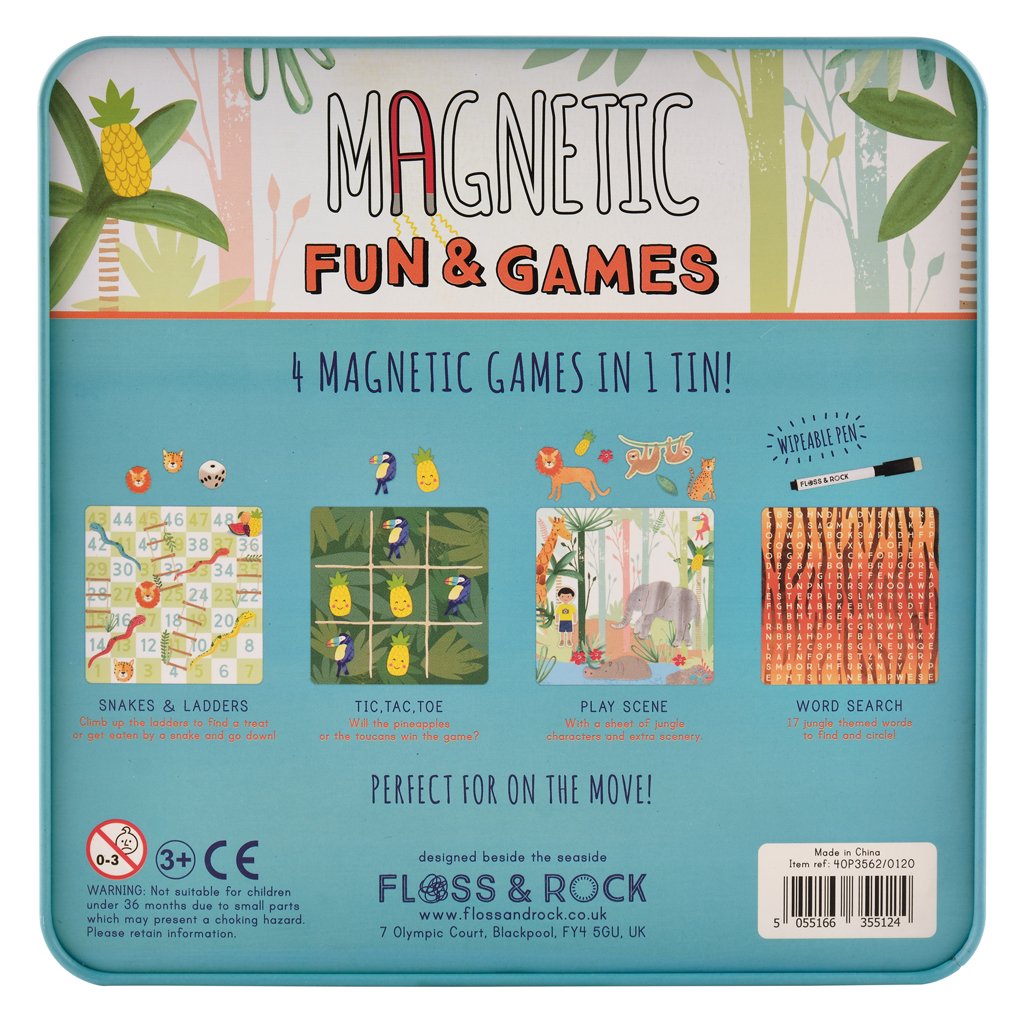 Magnetic Fun and Games Tin | Jungle