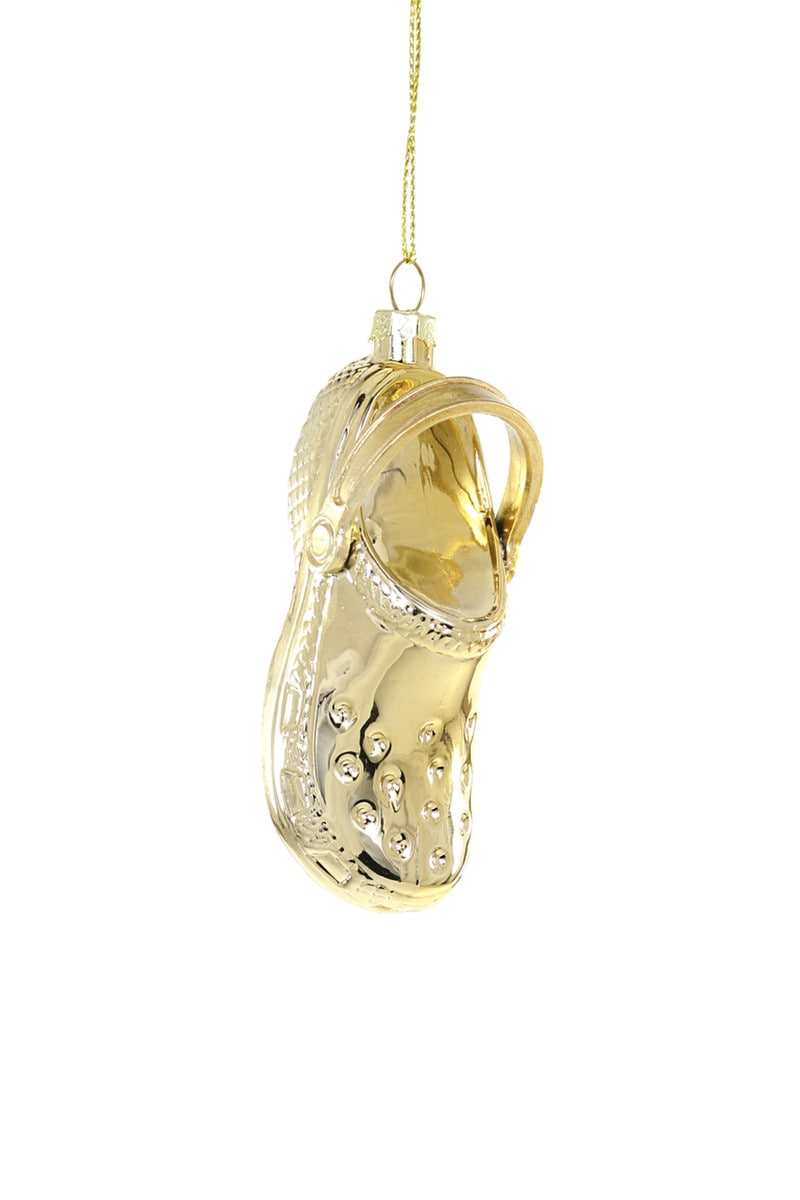 Golden Clog Ornament