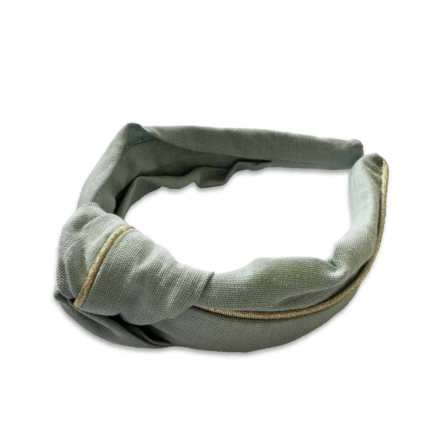 Linen Knot Headband | Sage