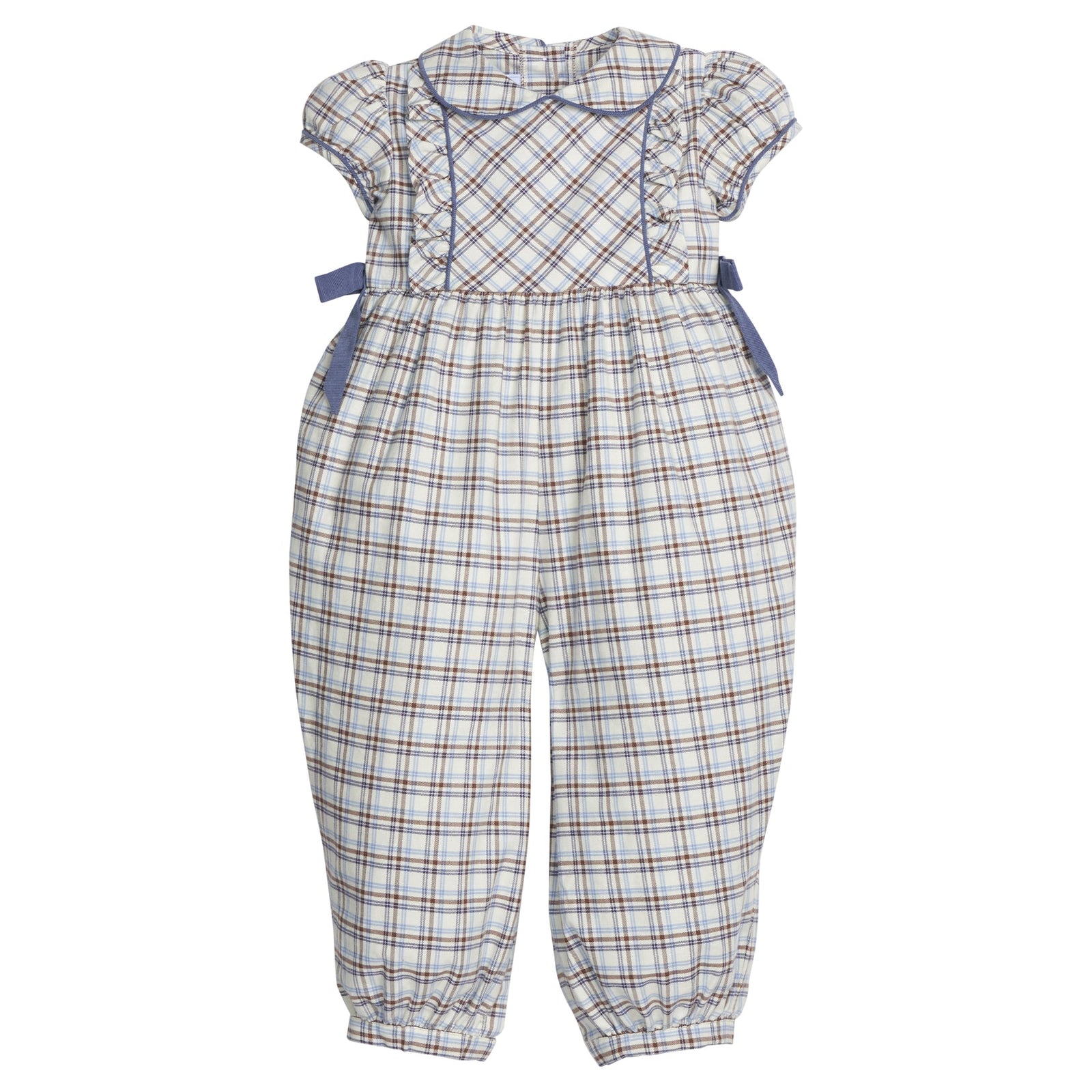 Hazel Romper | Clarkson Plaid