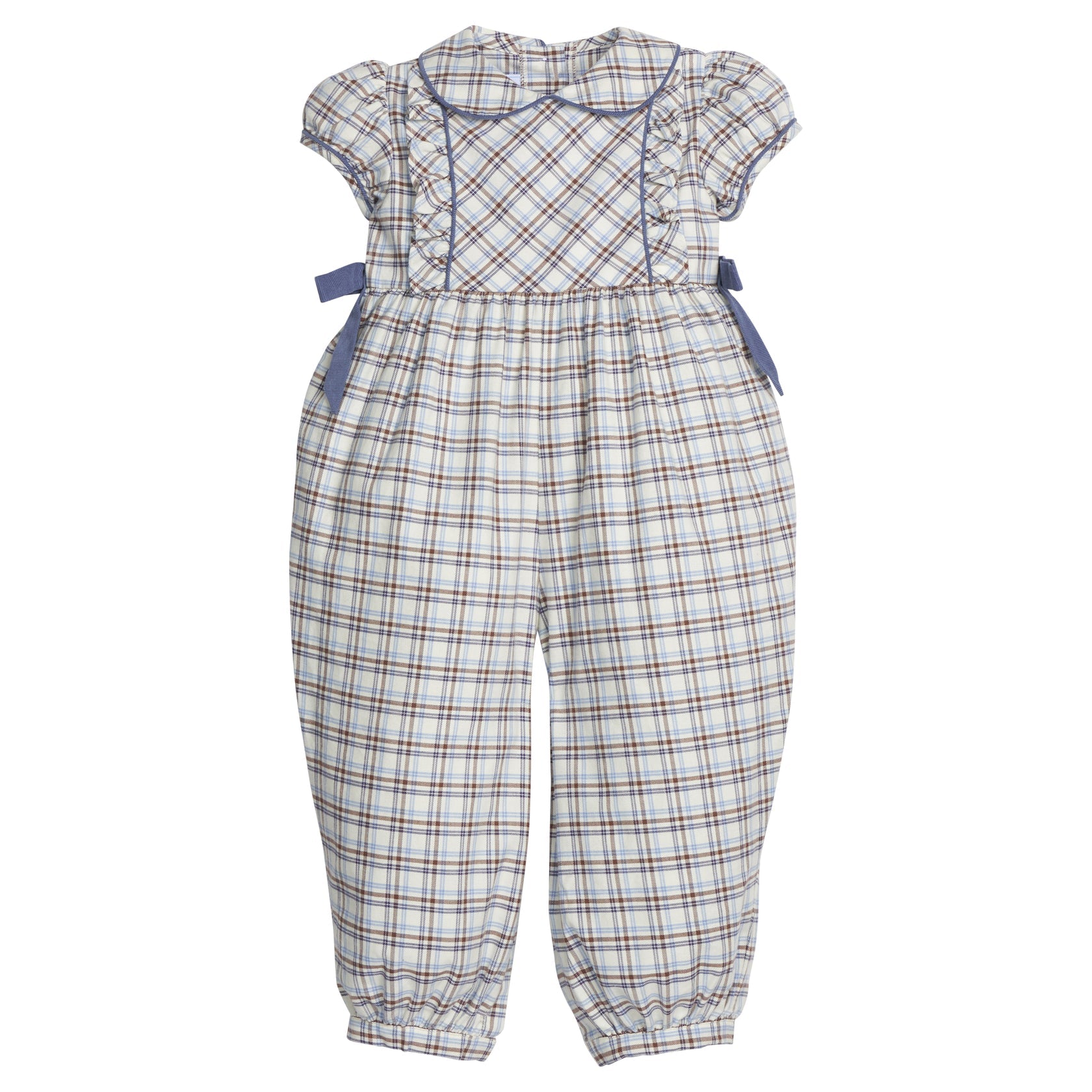 Hazel Romper | Clarkson Plaid