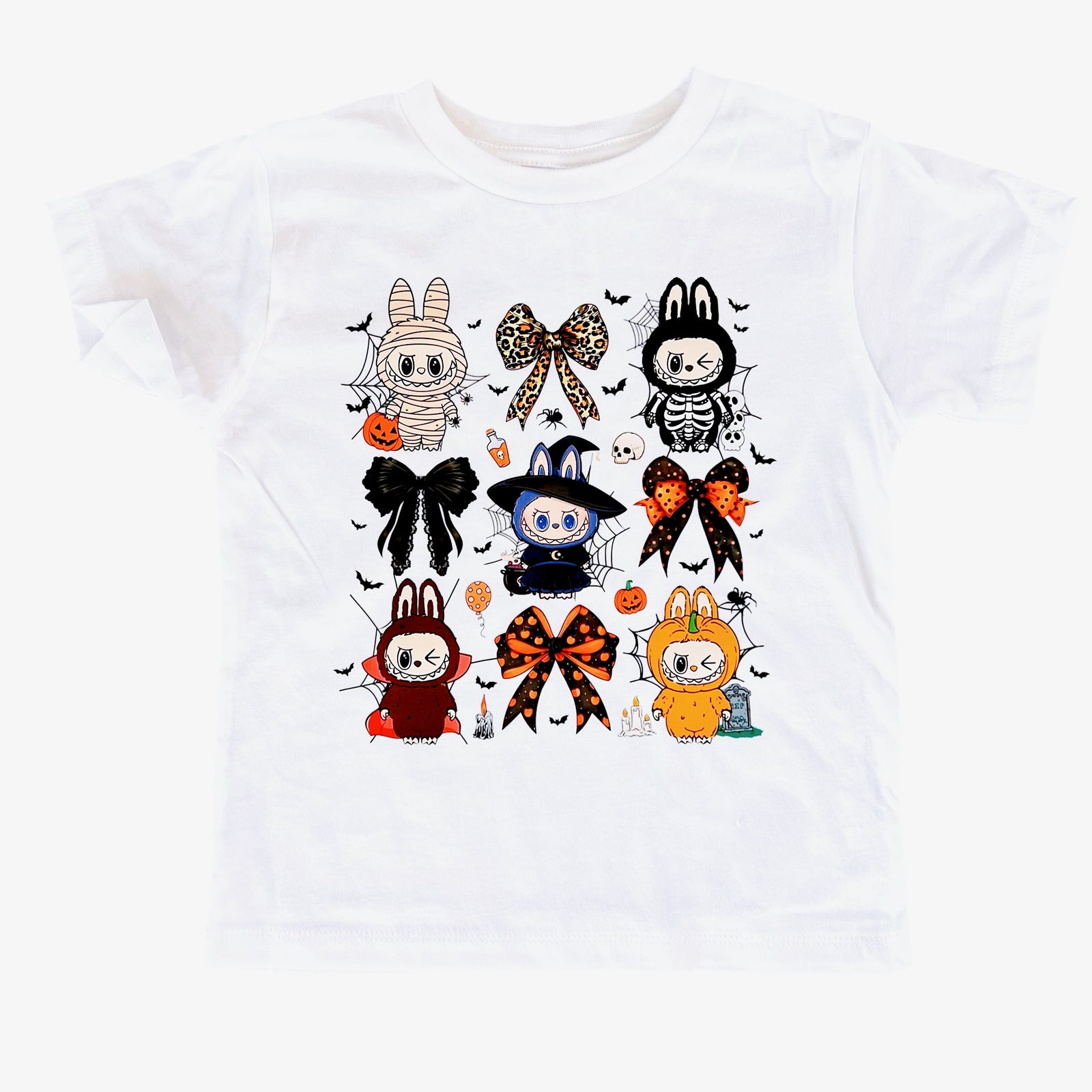 'La-BOO-BOO' Labubu Halloween Short Sleeve Graphic Tee