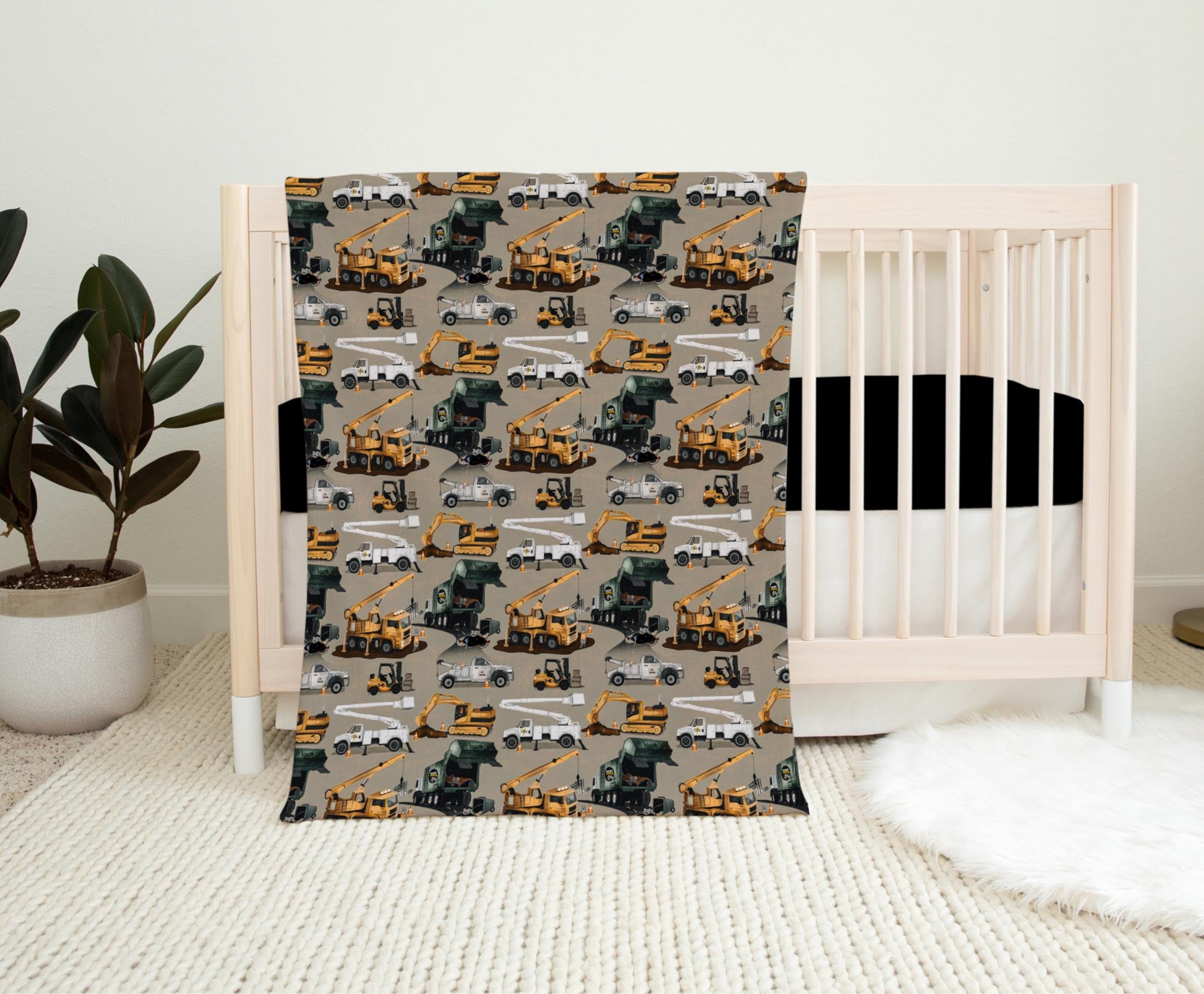 Work Hard Play Hard Quilted Blanket