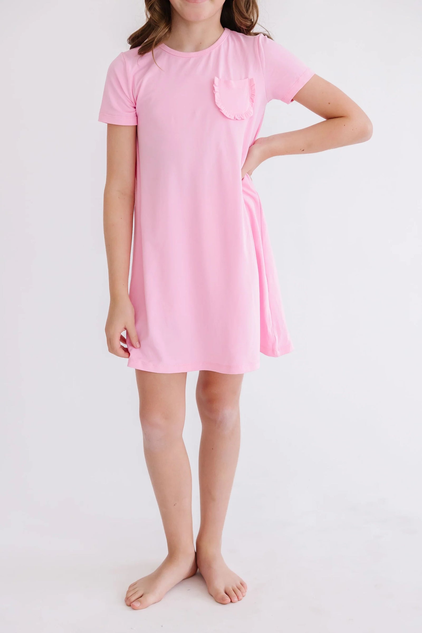 Bubblegum Pink T-shirt Dress