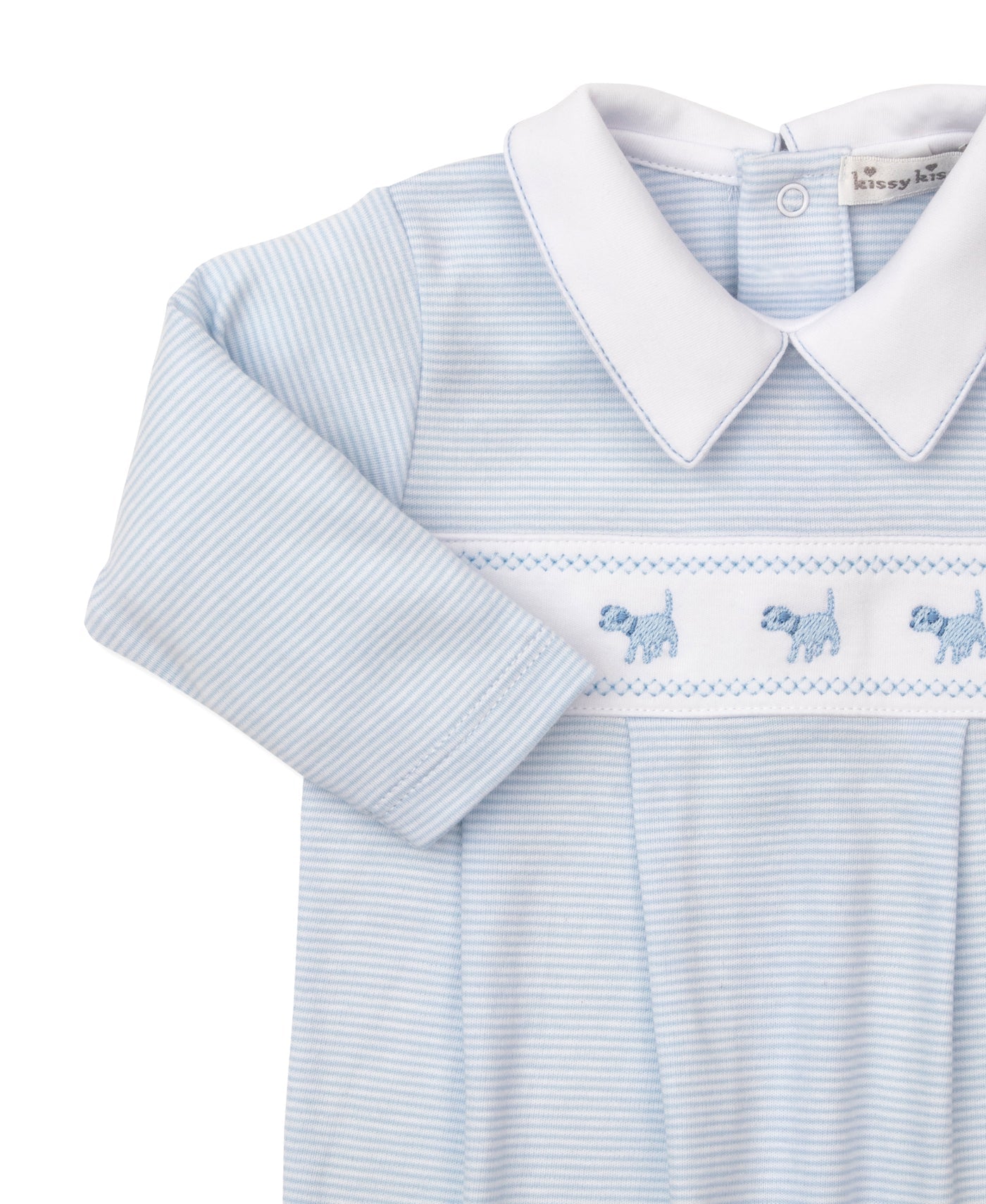 Classic Treasures FA25 Blue Stripe Playsuit