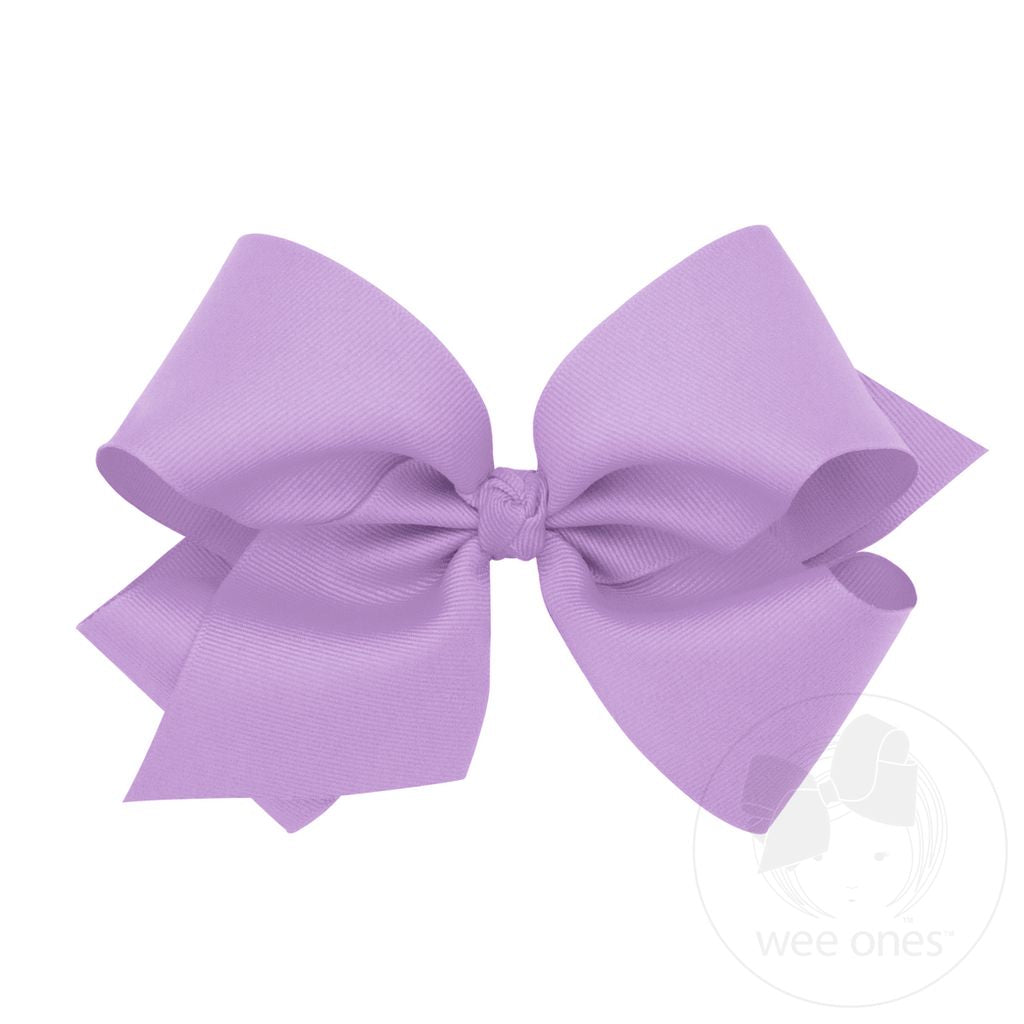 King Classic Grosgrain Hair Bow with Knot Wrap | Assorted