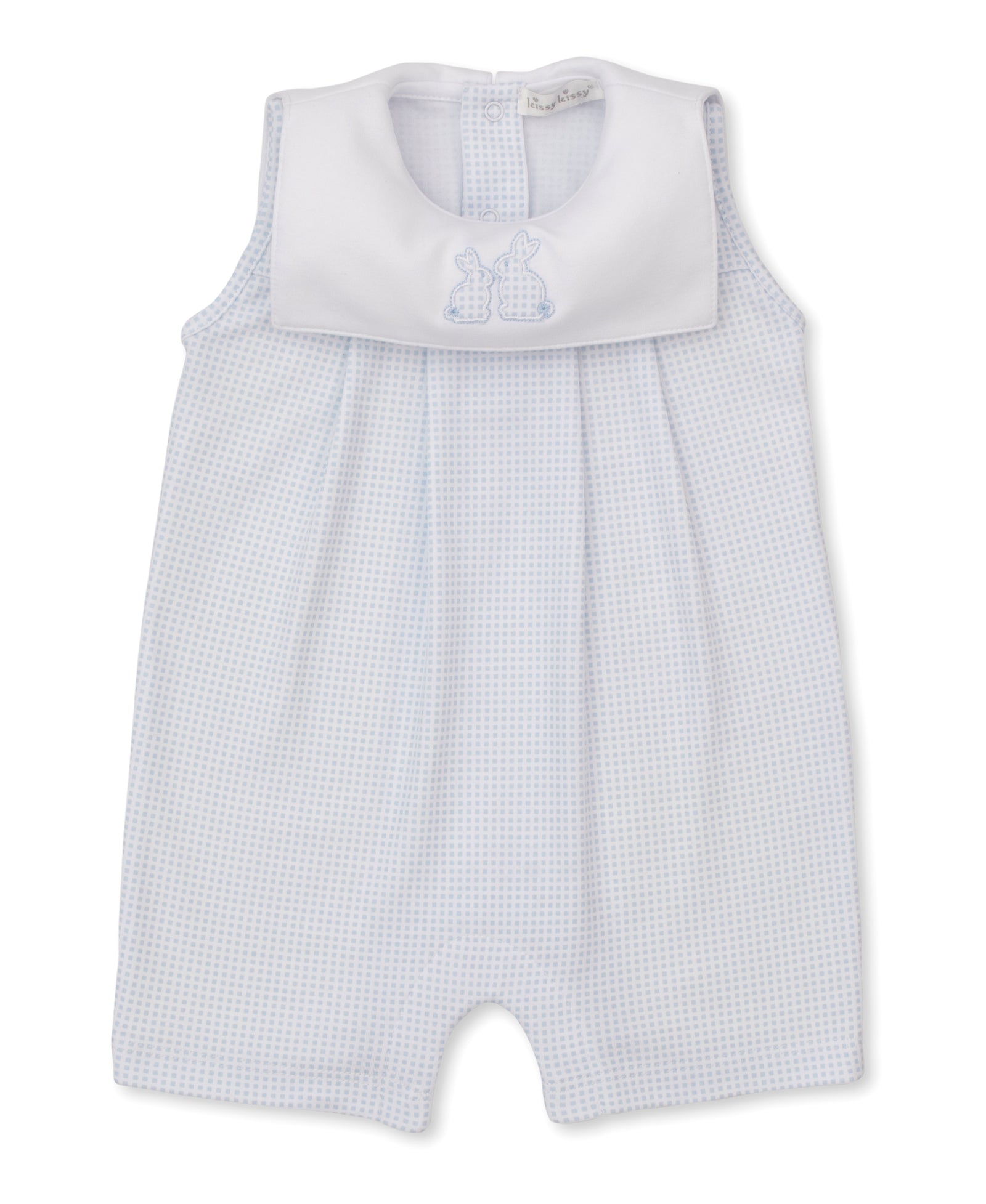 Pique Bunny Bash Blue Sleeveless Playsuit