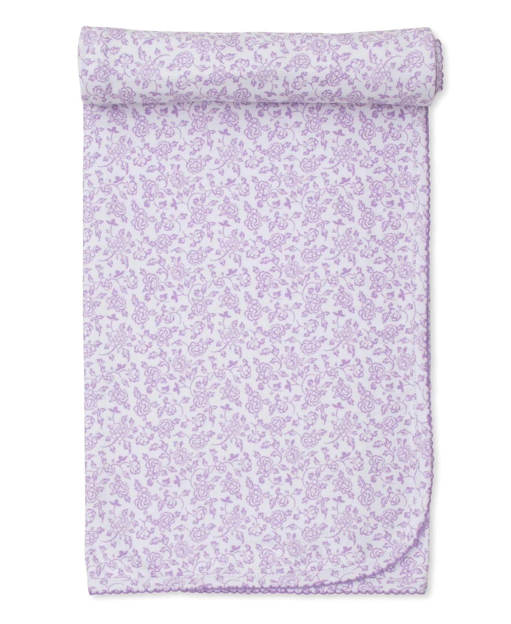 Blossoming Vines Lilac Baby Blanket