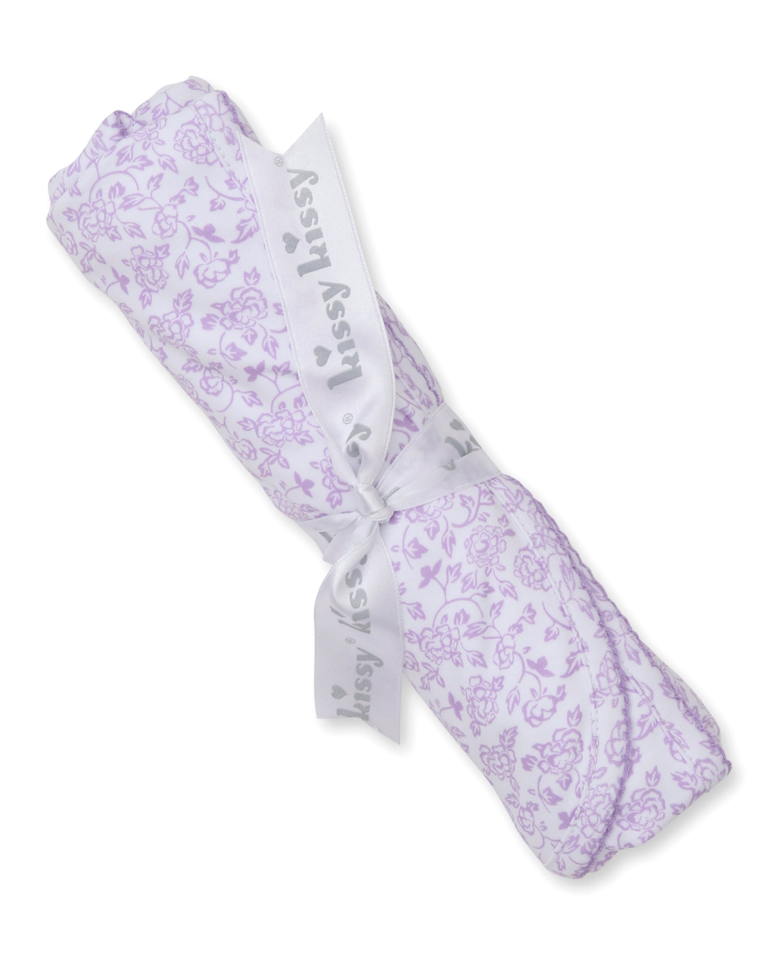 Blossoming Vines Lilac Baby Blanket