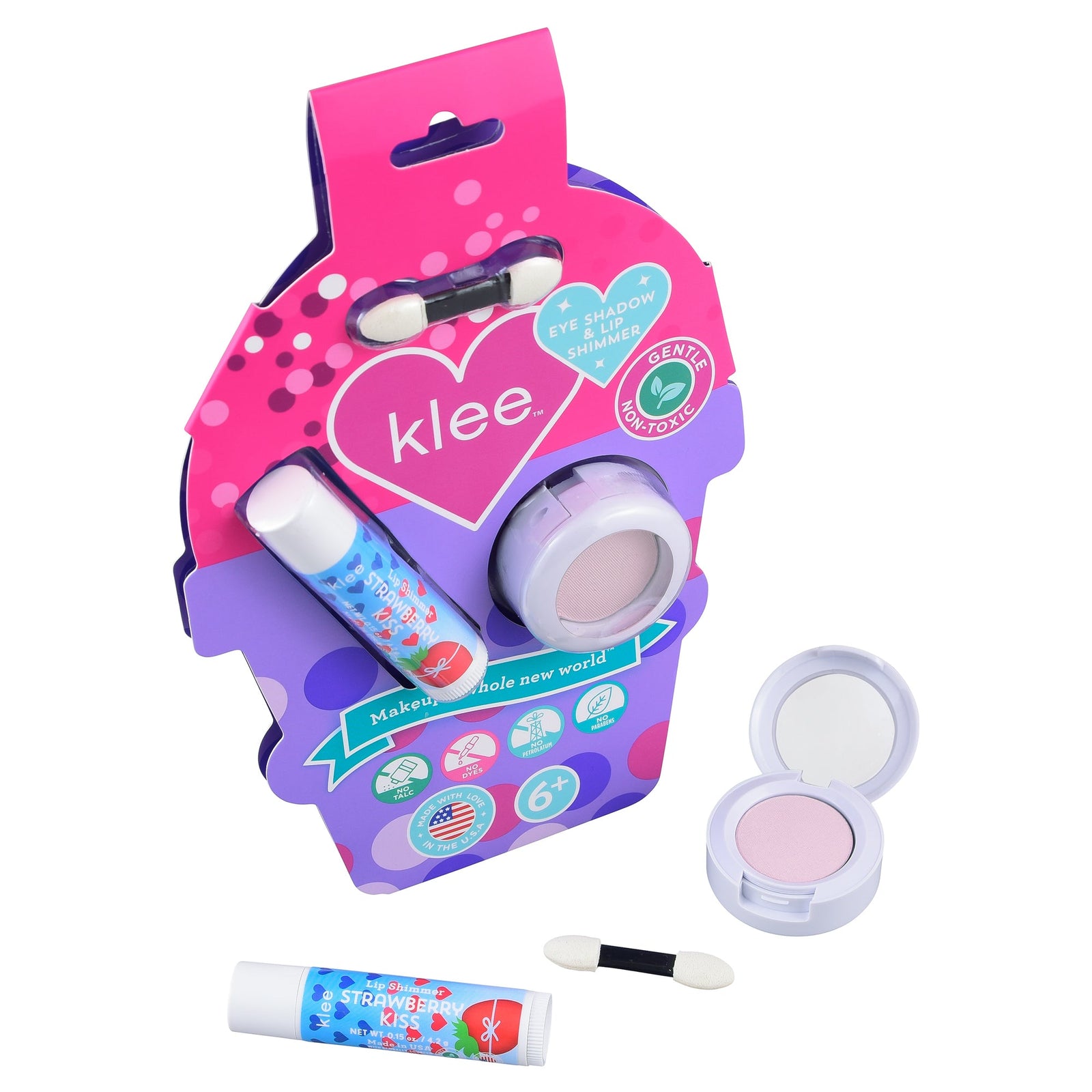 Candy Shimmer Natural Play Makeup Eye Shadow and Lip Shimmer Set