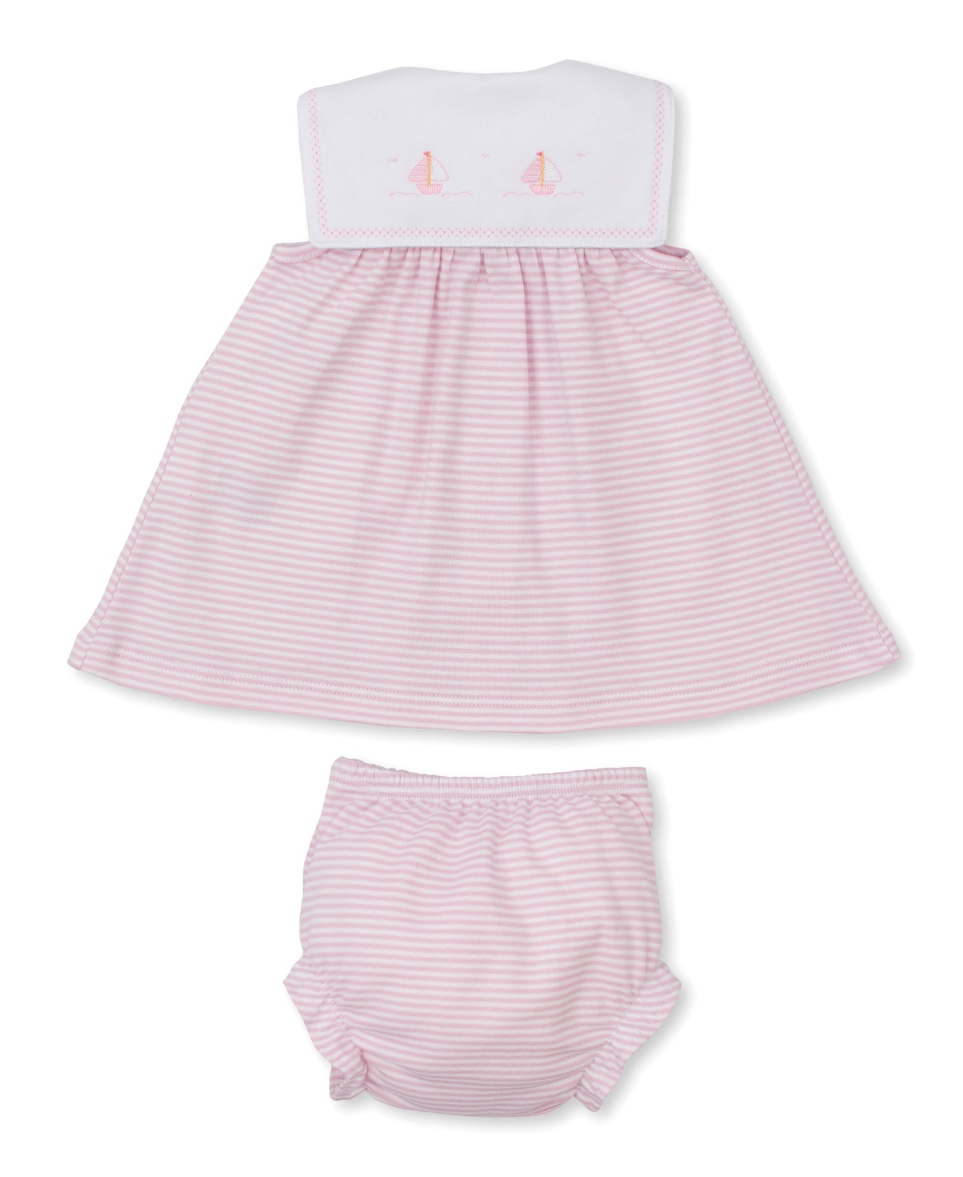 Saturday Regatta Pink Stripe Dress