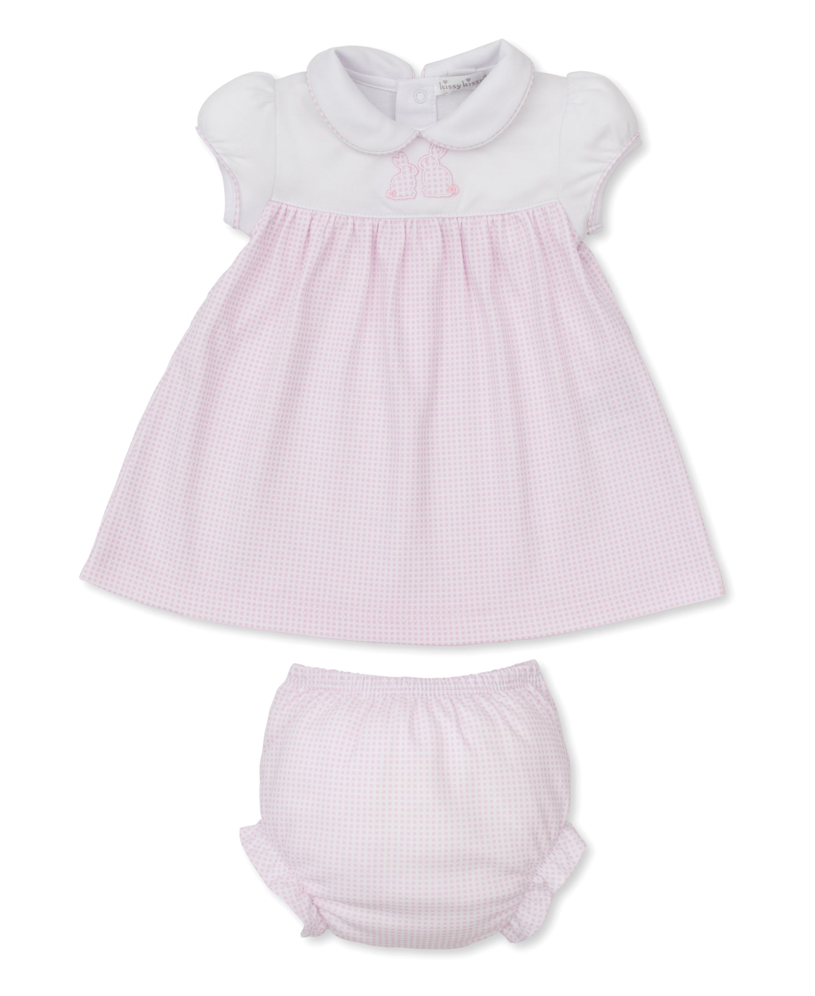 Pique Bunny Bash Pink Dress Set
