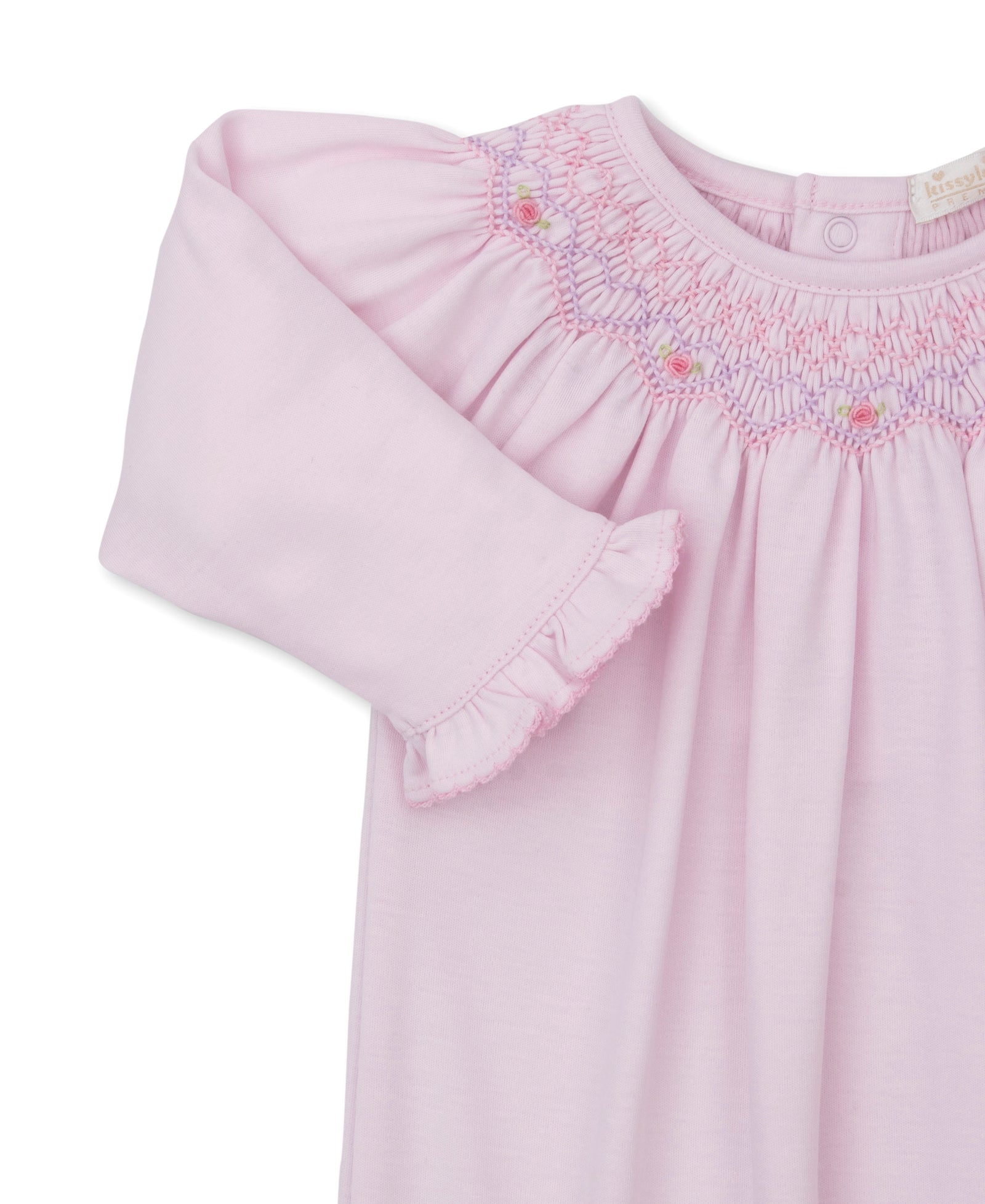 CLB Summer Bishop Pink Sack with Hand Smocking