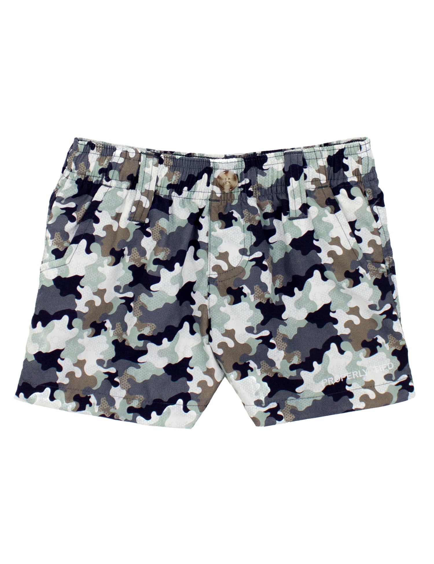 Boys Mallard Short | Delta Backwater Camo