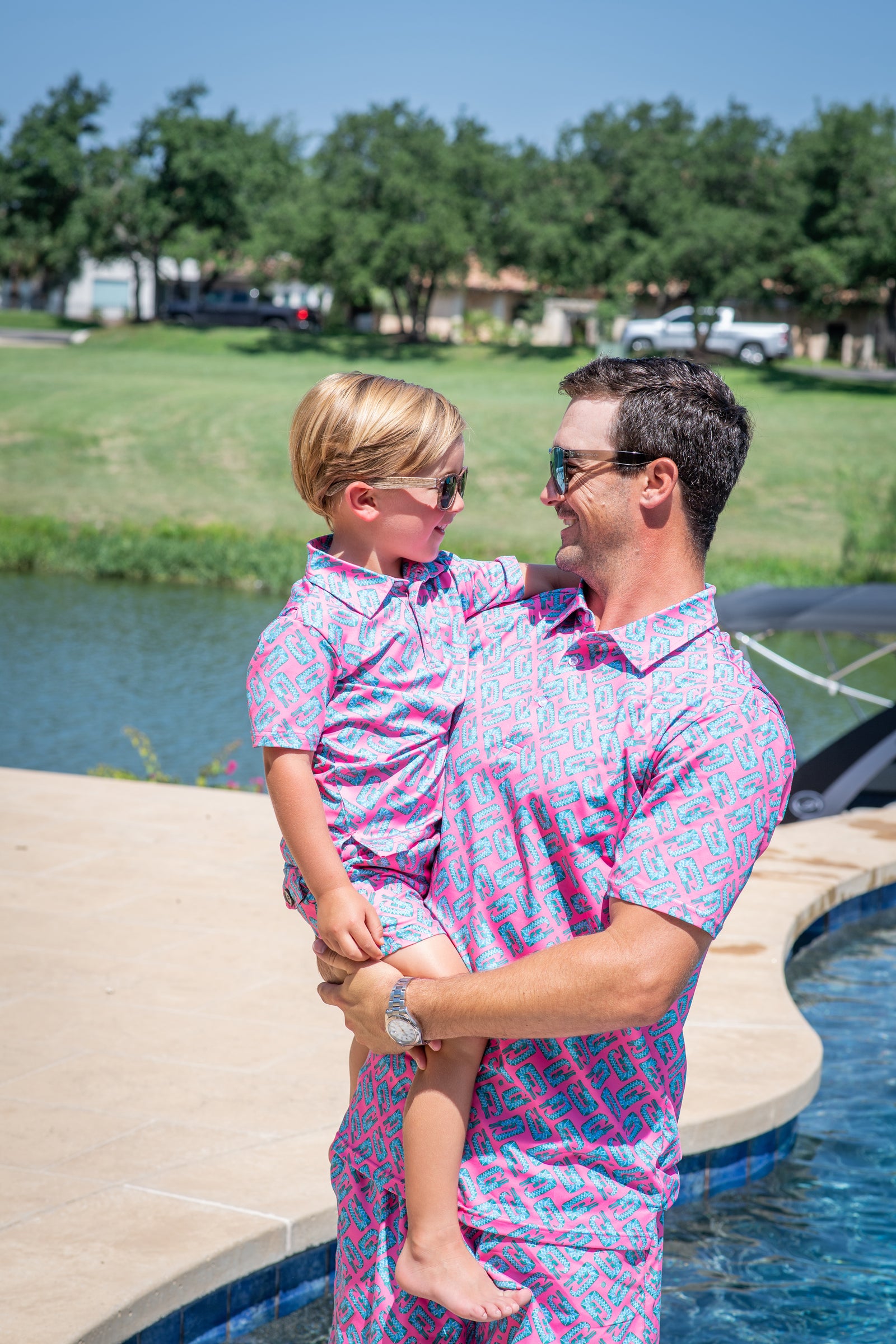 Men's Alligator Polo Short Sleeve Shirt