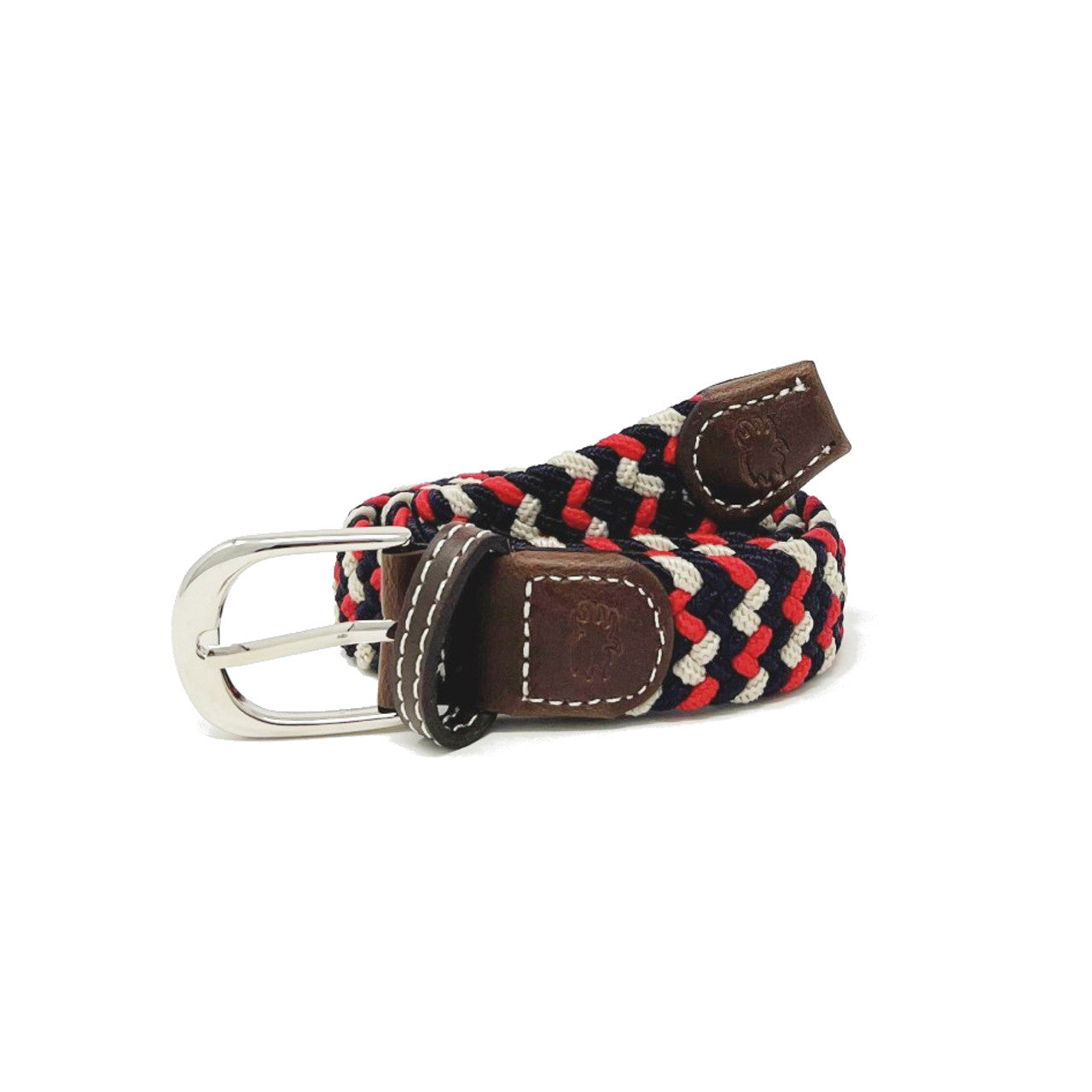 The Lil' Oxford Kids Herringbone Woven Stretch Belt