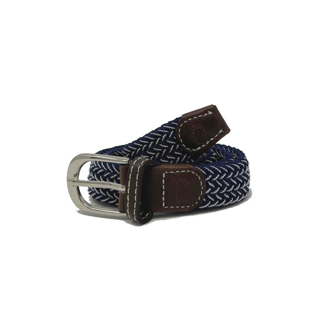 The Lil' Ponte Vedra Kids Herringbone Woven Stretch Belt