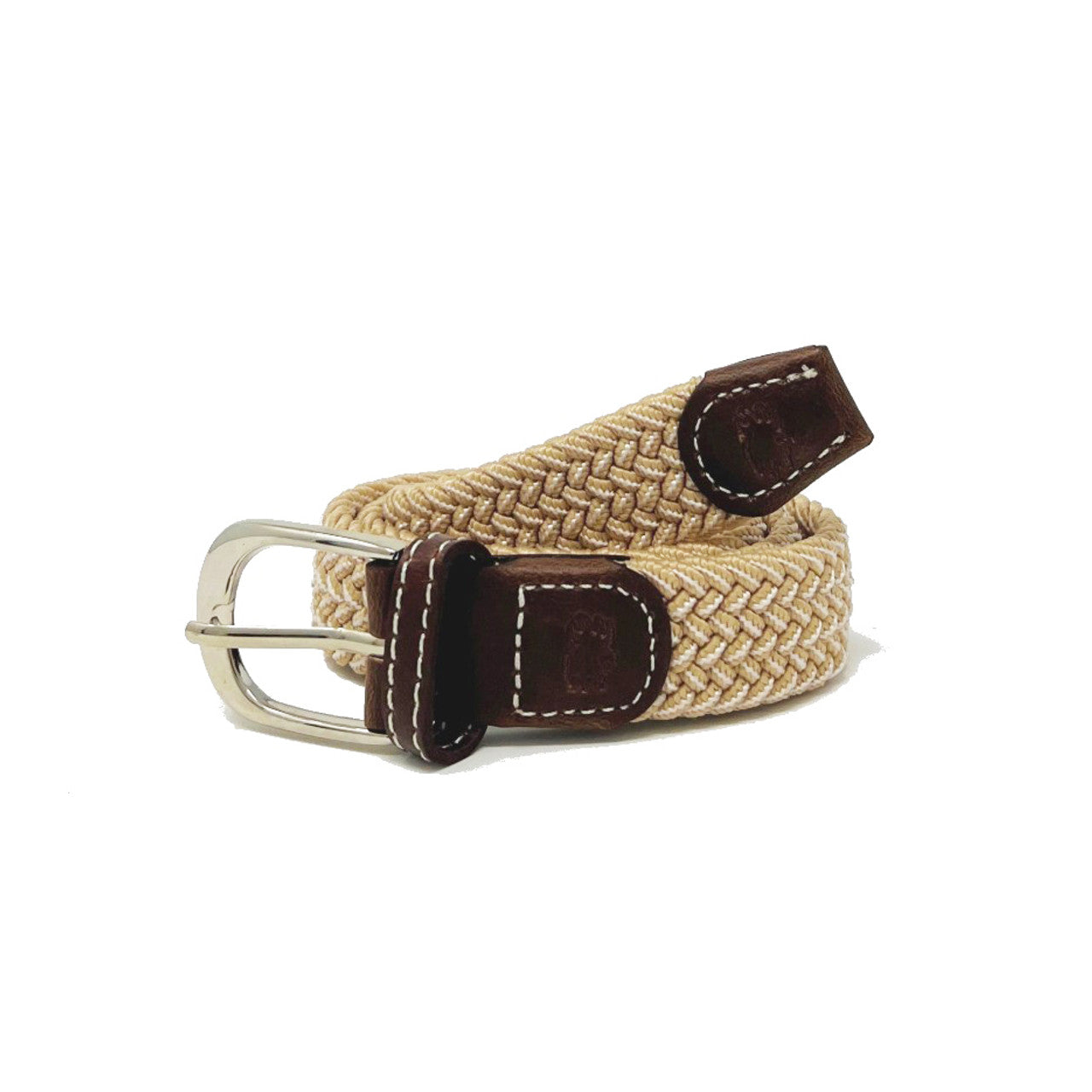 The Lil' Sanibel Kids Herringbone Woven Stretch Belt