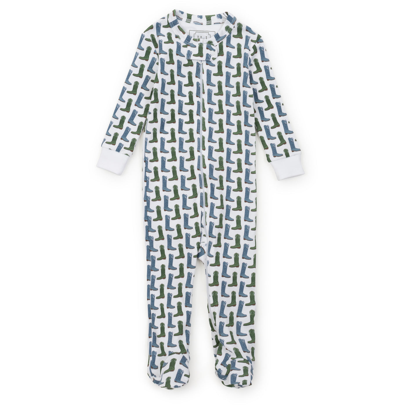 Parker Zipper Pajama | Cowboy Boots