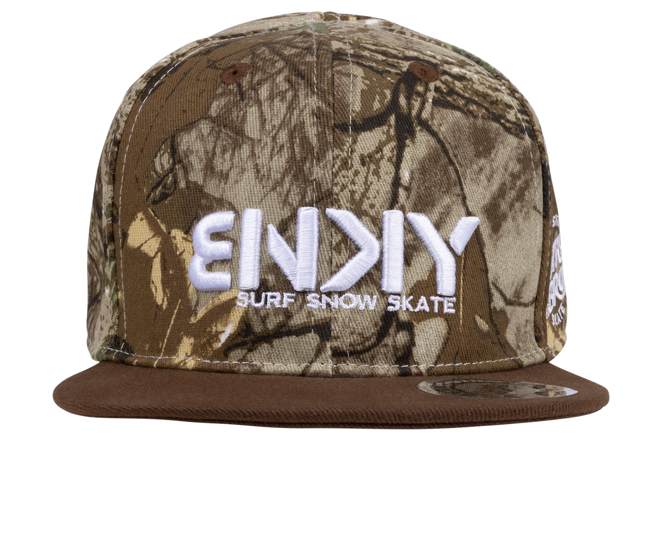 Lone Peak Camo Snap Back Flat Brim Hat