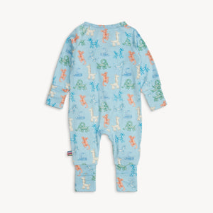 Blue Party Animals Glow in the Dark Modal Magnetic Convertible Coverall