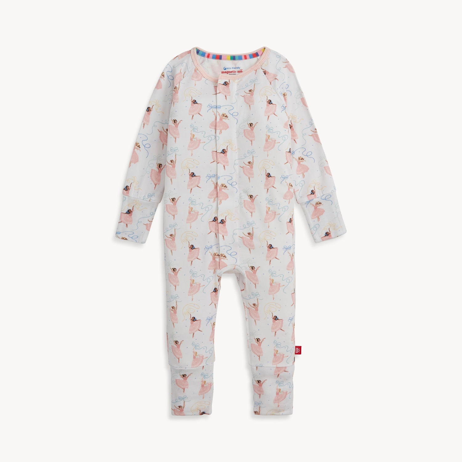 Pretty Plies Modal Magnetic Ruffle Footie or Coverall