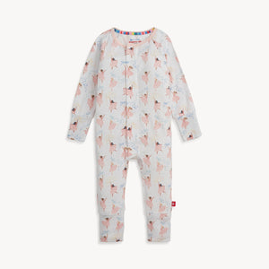 Pretty Plies Modal Magnetic Ruffle Footie or Coverall
