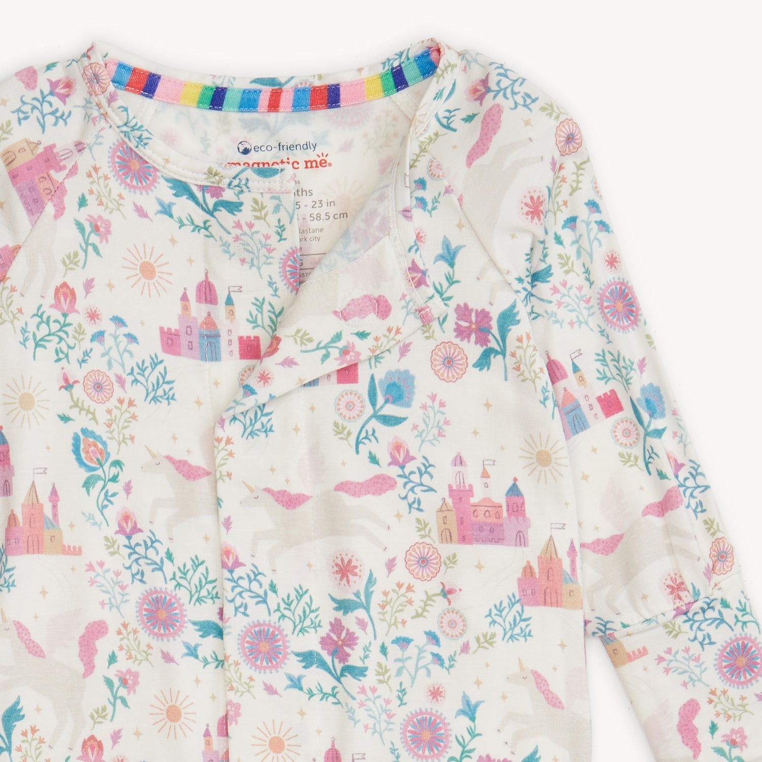 Tail of Magic Modal Magnetic Ruffle Footie or Coverall