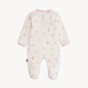 Baby Beats Pink Modal Magnetic Footie