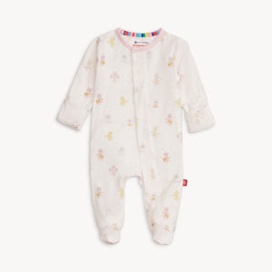 Baby Beats Pink Modal Magnetic Footie
