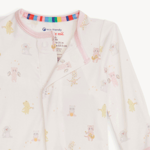 Baby Beats Pink Modal Magnetic Footie