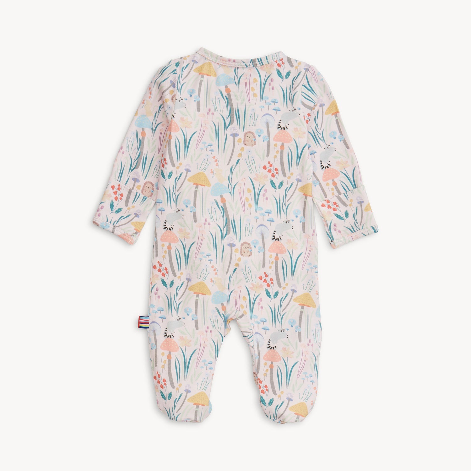 Shroom and Bloom Modal Magnetic Ruffle Footie or Coverall