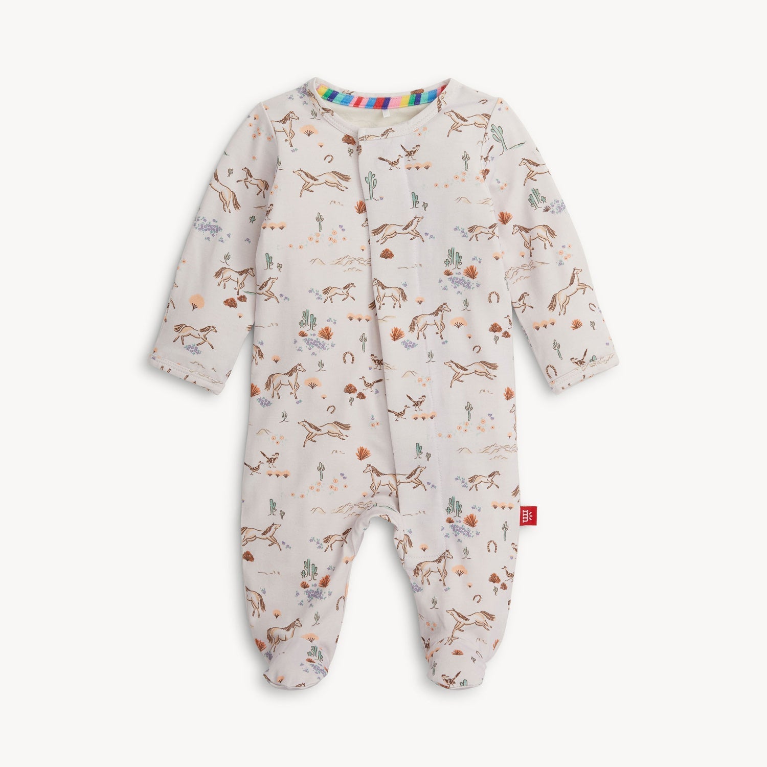 Born to Run Modal Magnetic Right-Fit Footie or Coverall