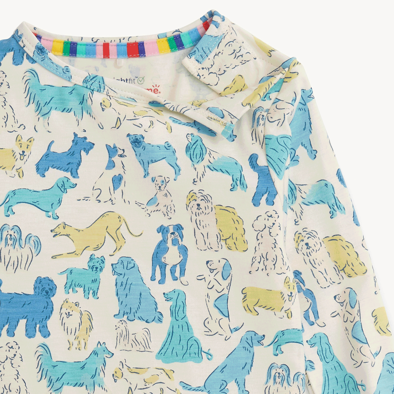 It's A Paw-ty Blue Modal Magnetic Right Fit Pajama Set