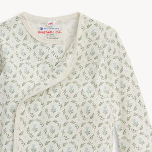 Eloise Organic Cotton Magnetic Gown + Hat Set