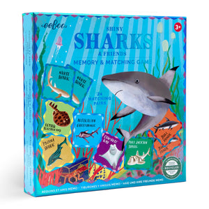 Sharks & Friends Shiny Memory Matching Game