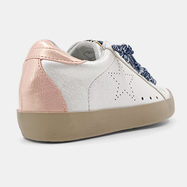Mia Toddler and Kids Low Rise Sneaker | Pearl