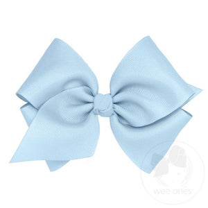 Mini King Classic Grosgrain Hair Bow with Knot Wrap | Assorted
