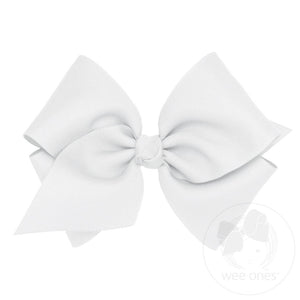 Mini King Classic Grosgrain Hair Bow with Knot Wrap | Assorted