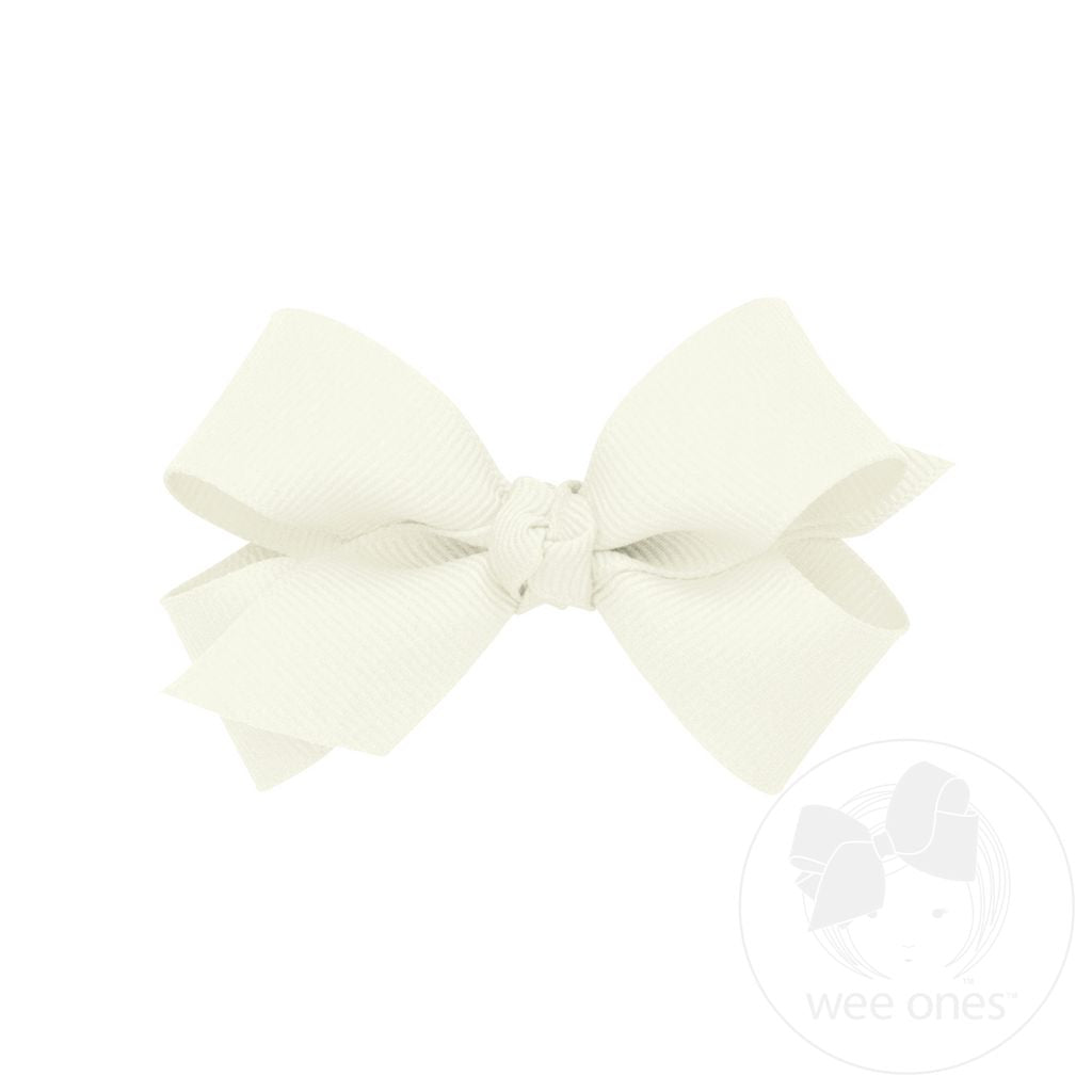 Mini Classic Grosgrain Hair Bow with Knot Wrap | Assorted