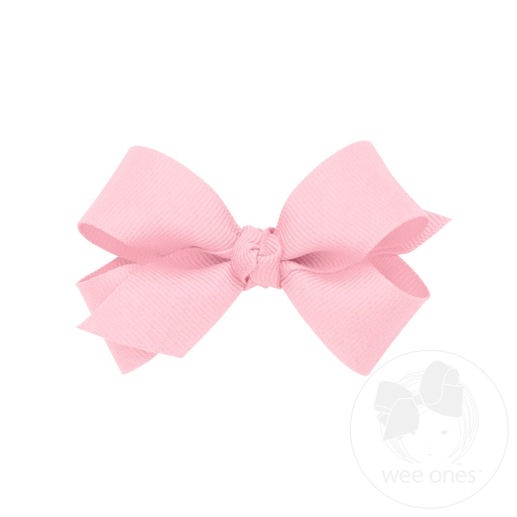 Mini Classic Grosgrain Hair Bow with Knot Wrap | Assorted