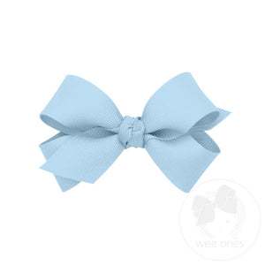 Mini Classic Grosgrain Hair Bow with Knot Wrap | Assorted