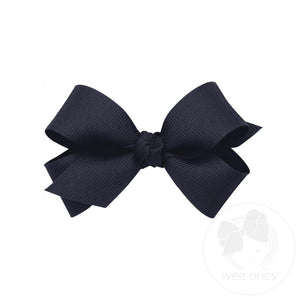 Mini Classic Grosgrain Hair Bow with Knot Wrap | Assorted